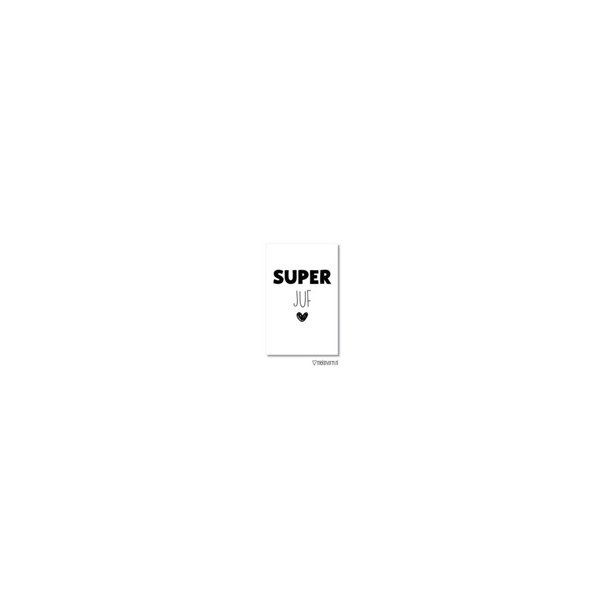 kadolabel super juf