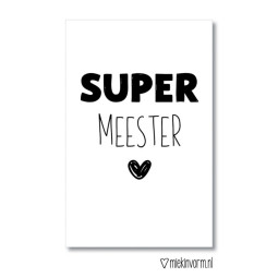 kadolabel super meester