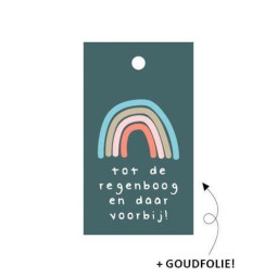 kadolabel tot de regenboog en daar voorbij