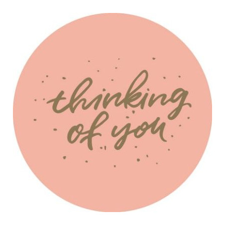 sticker thinking of you