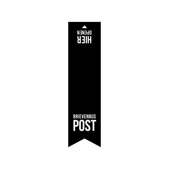 labelsticker brievenbuspost hier openen