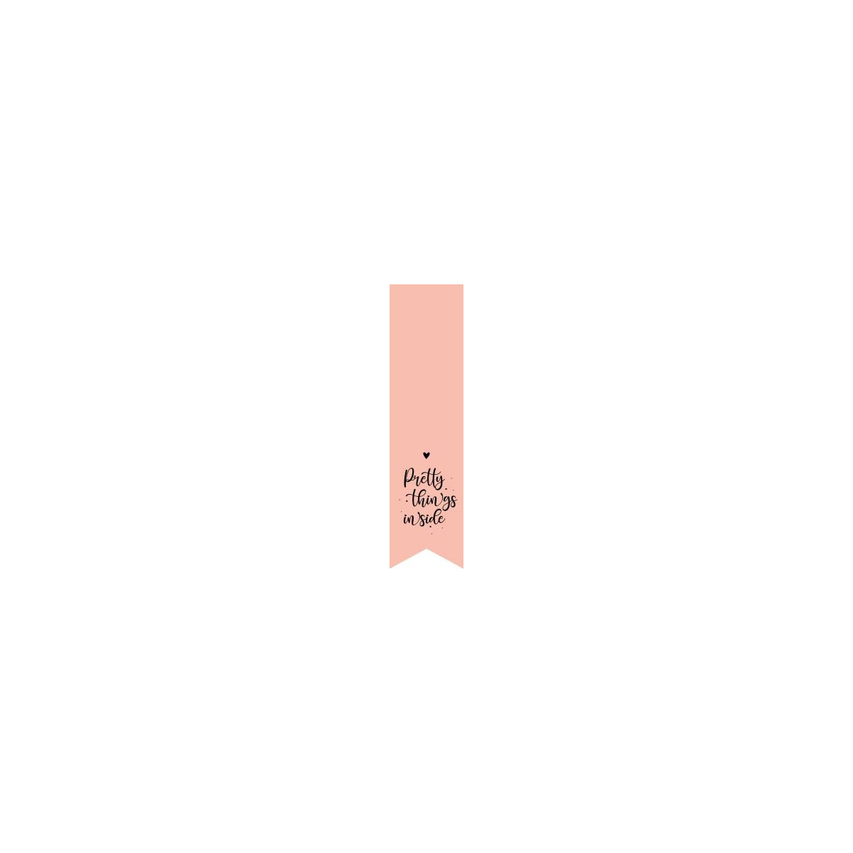labelsticker pretty things inside roze