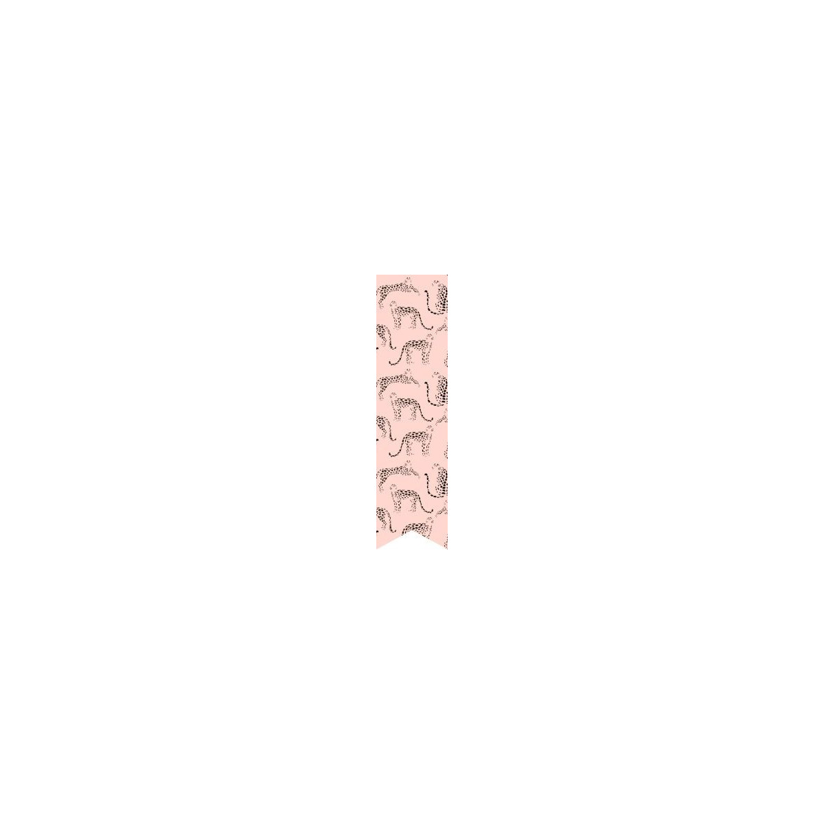 labelsticker leopard roze