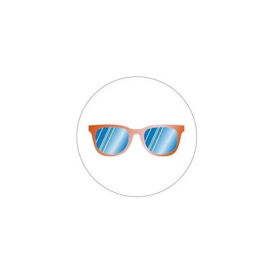 stickers zonnebril goudfolie