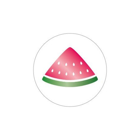 stickers meloen goudfolie