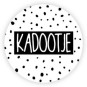 sticker stipjes kadootje wit zwart