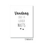 kaart vandaag doe ik lekker niets
