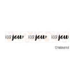 maskingtape voor jou roze