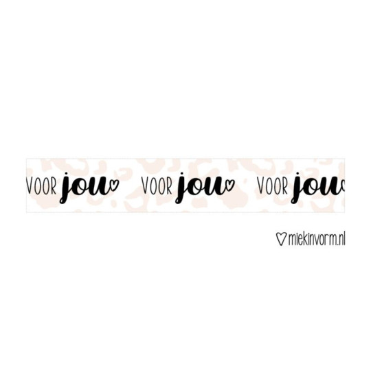 maskingtape voor jou roze