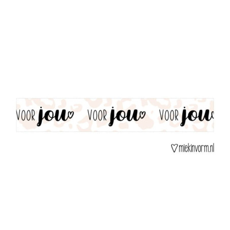 maskingtape voor jou roze