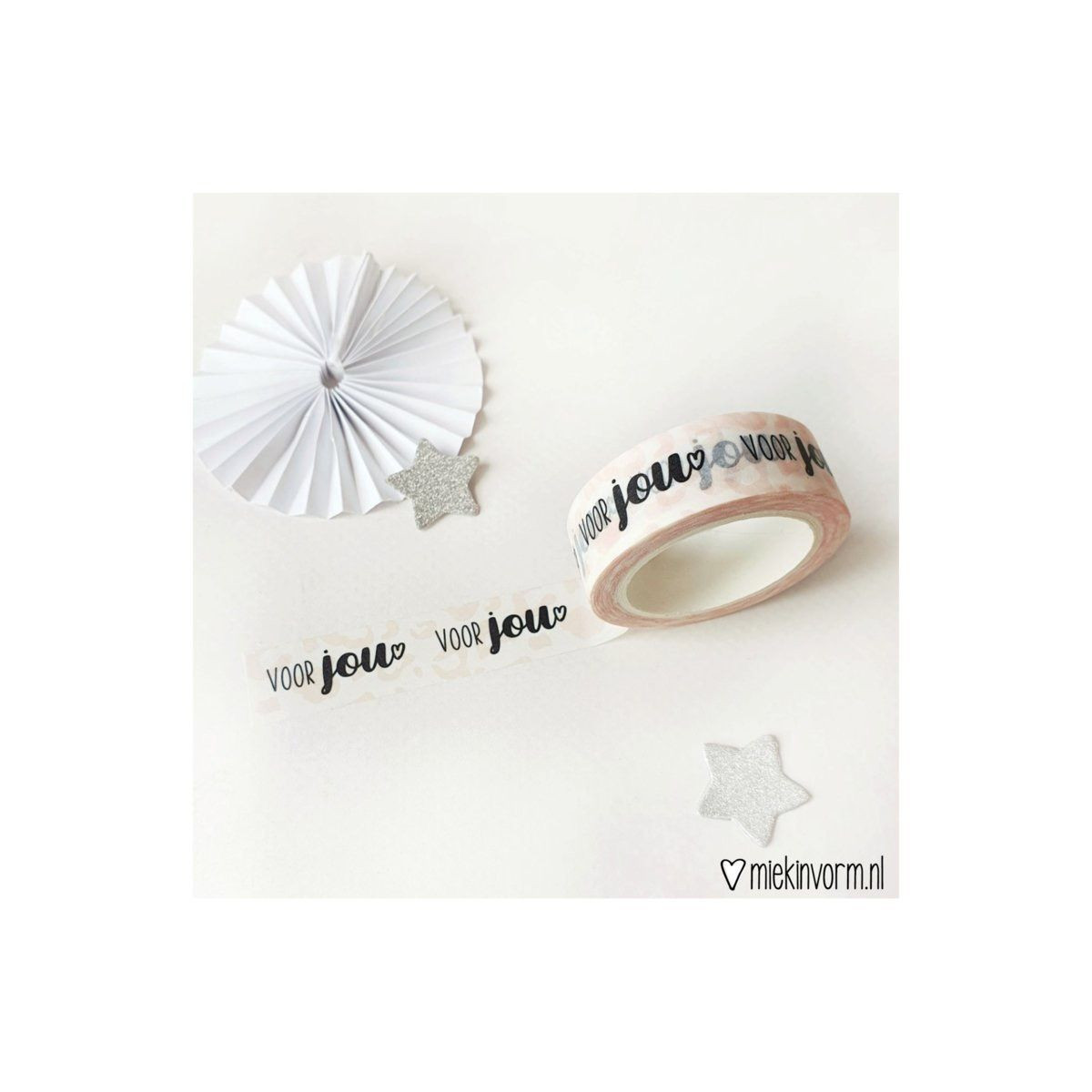 maskingtape voor jou roze