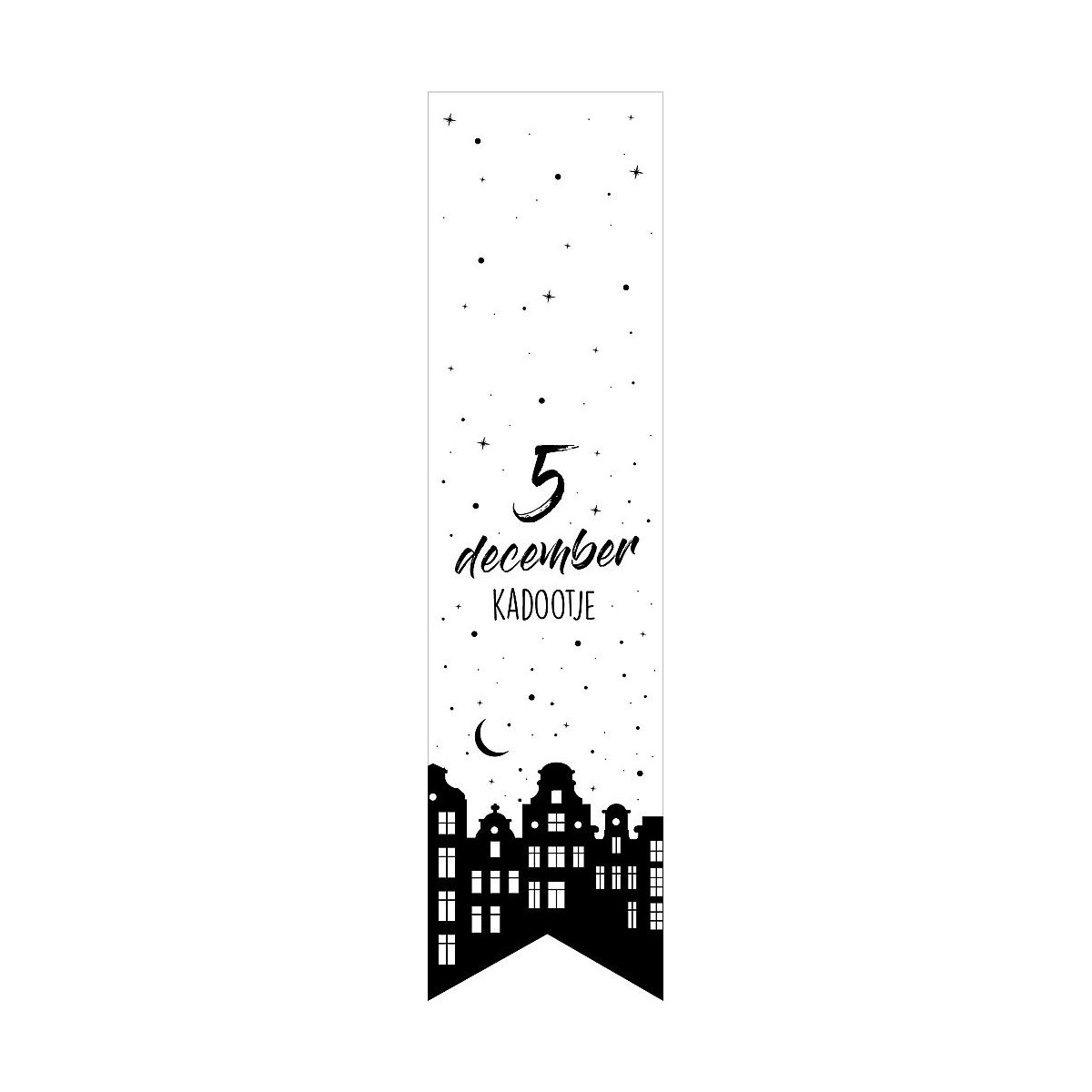 labelsticker 5 december kadootje