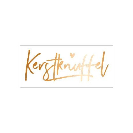 sticker kerstknuffel