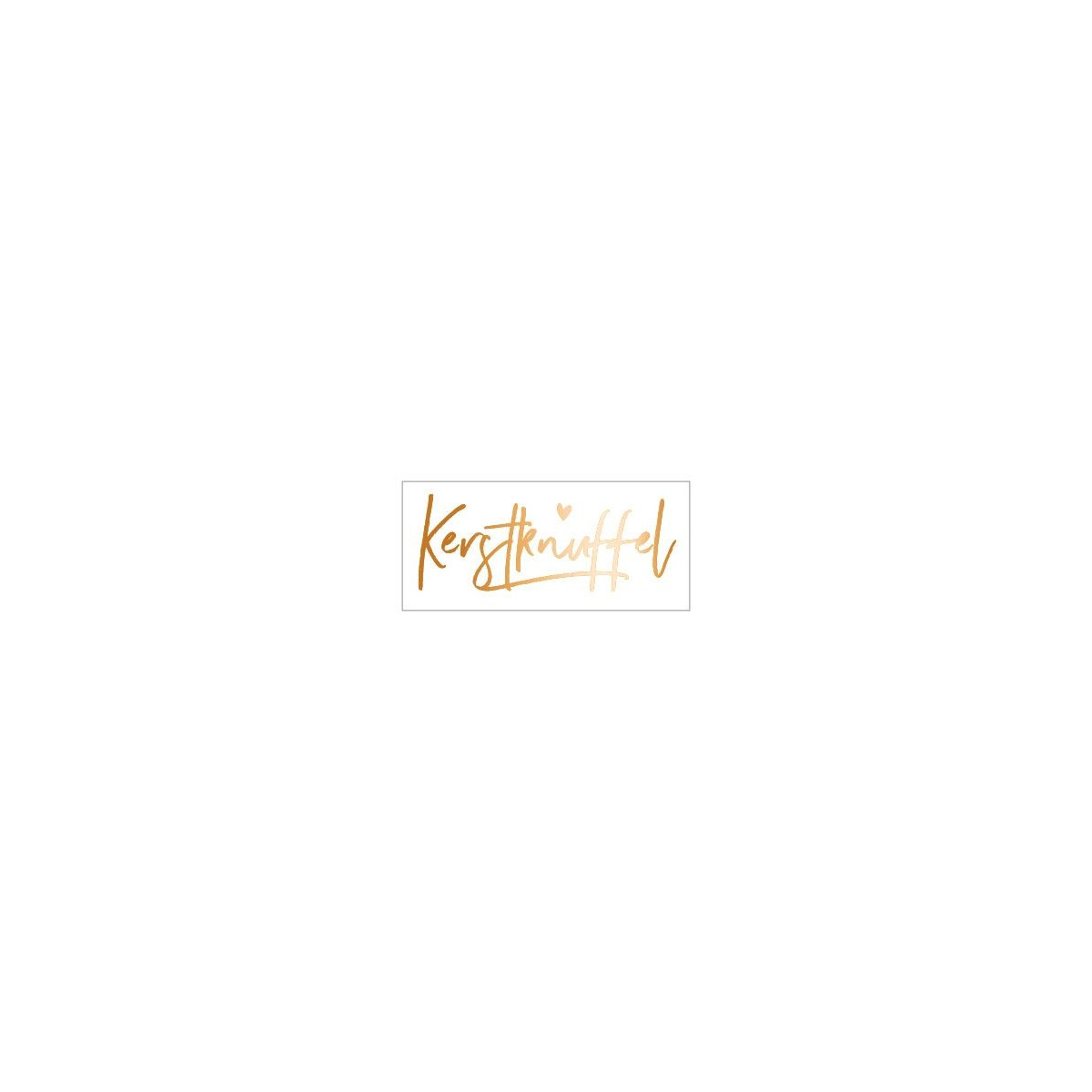 sticker kerstknuffel