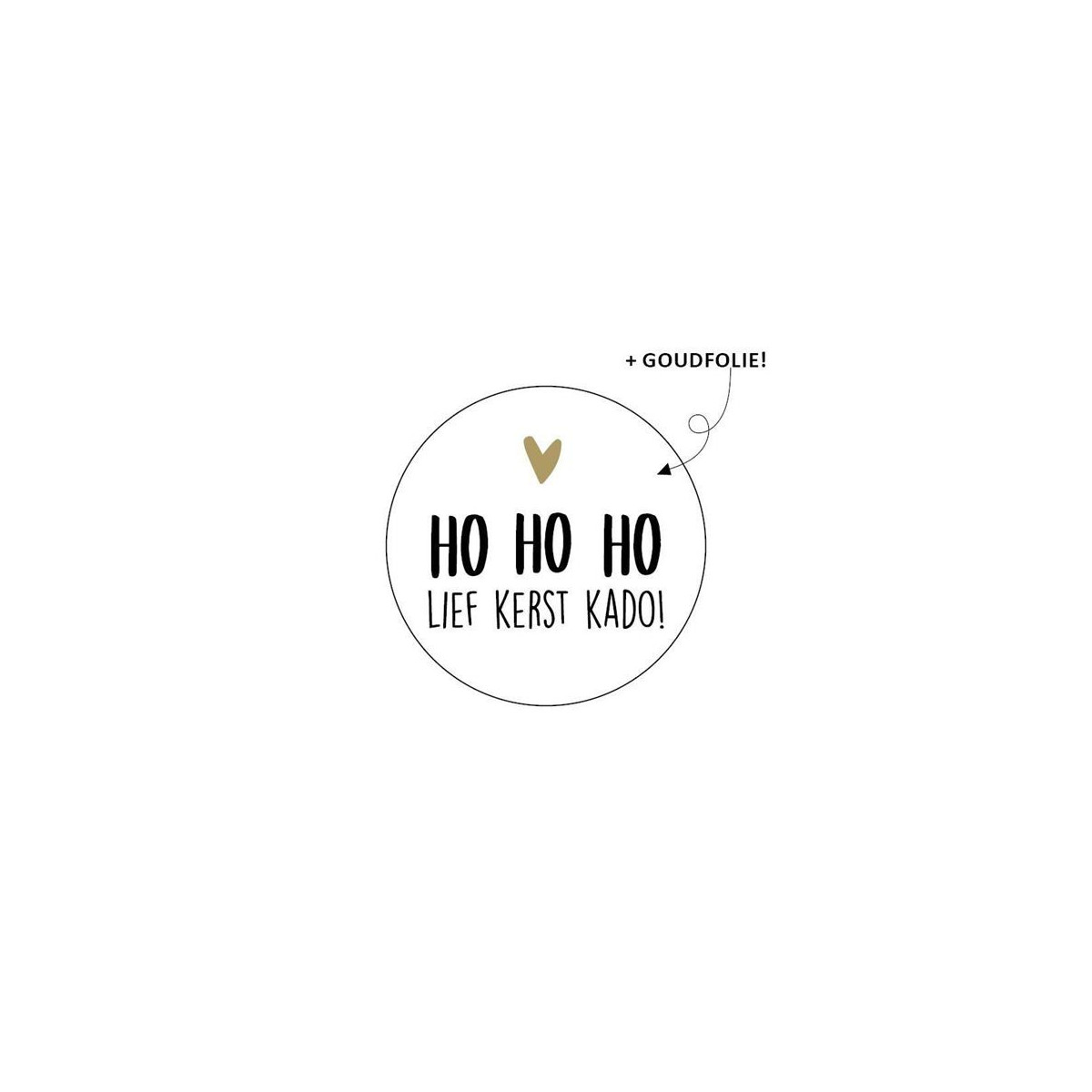sticker lief kerstkado