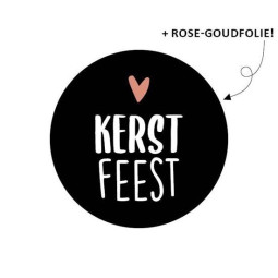 kerst sticker kerstfeest