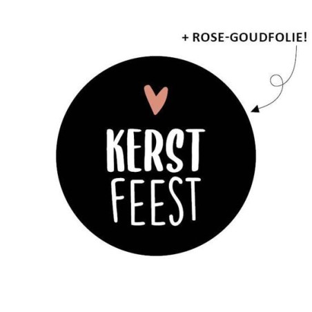 kerst sticker kerstfeest