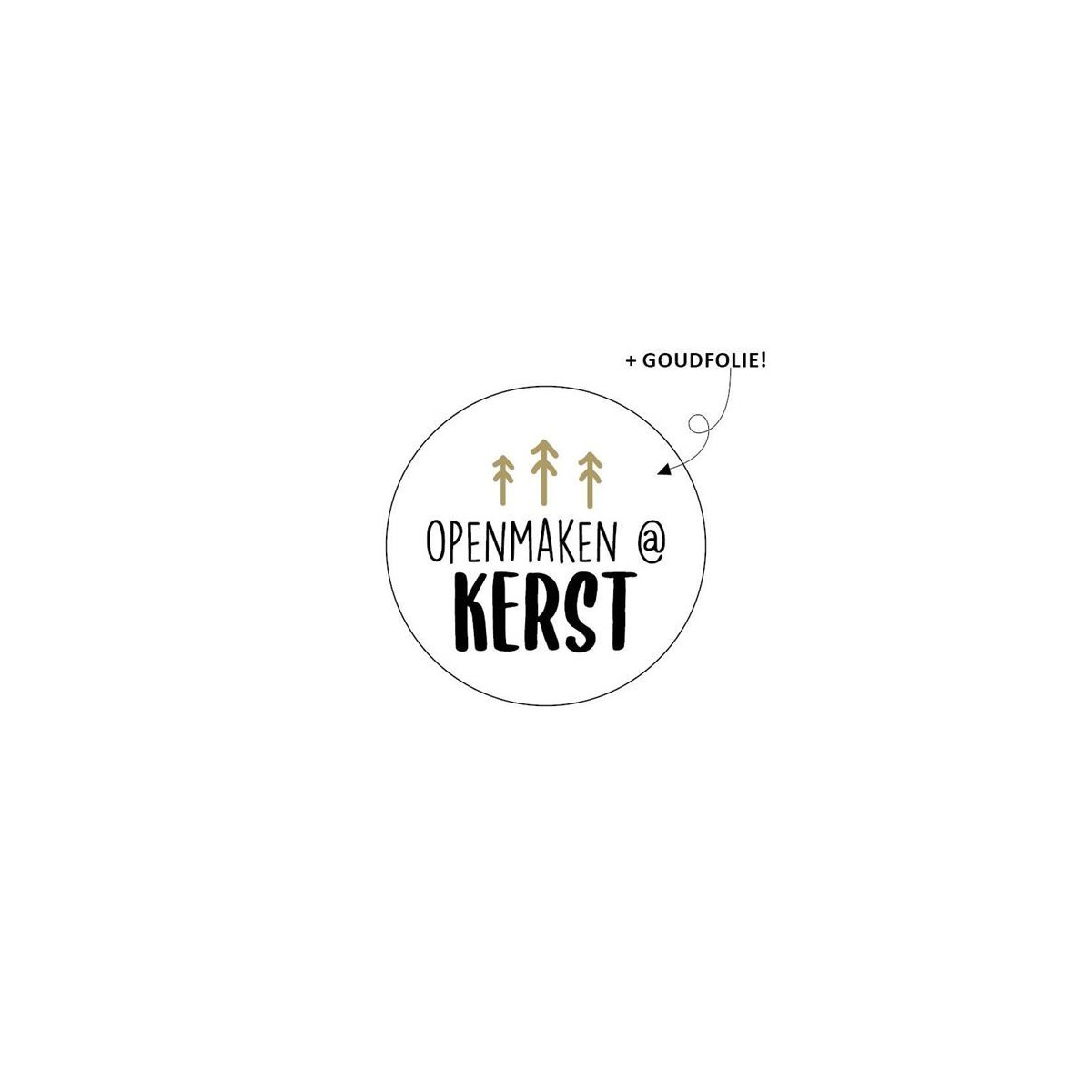 kerst sticker openmaken kerst