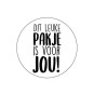 sticker pakje voor jou