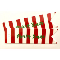 label merry christmas streep rood