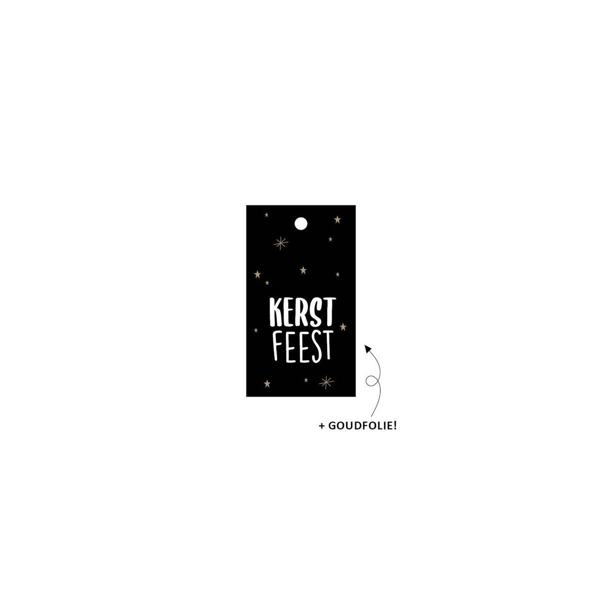 kadolabel kerstfeest