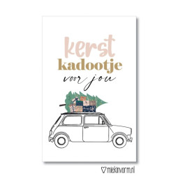 kadolabel kerstkadootje voor jou