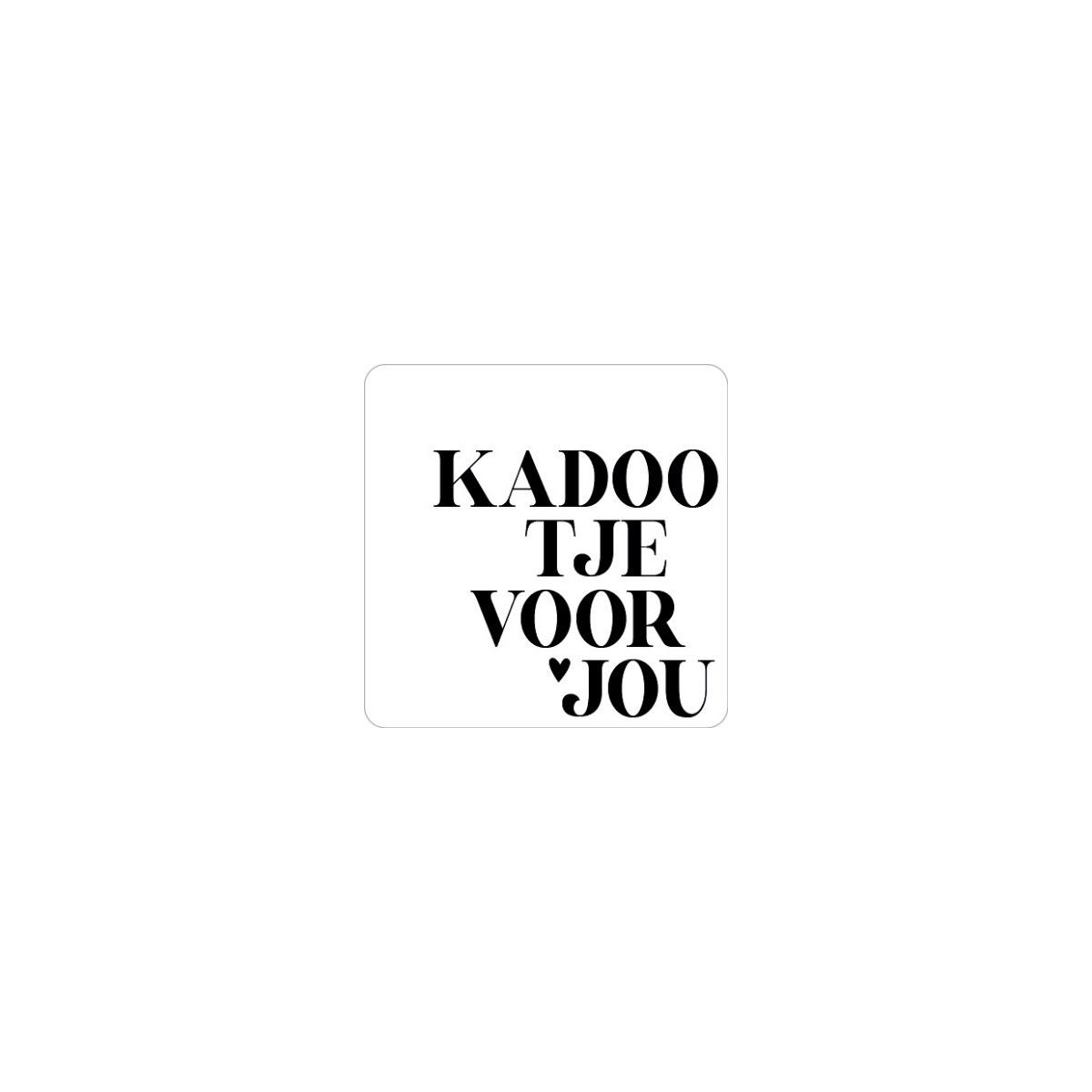 sticker kadootje voor jou