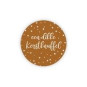 sticker een dikke kerstknuffel terra