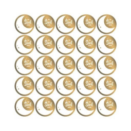 sticker sint goud