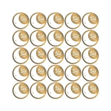 sticker sint goud