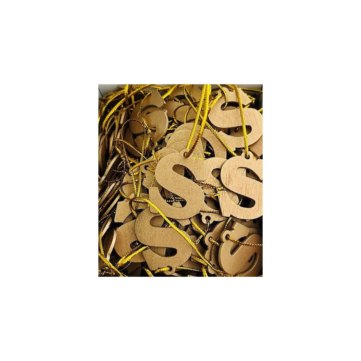 gouden letter s
