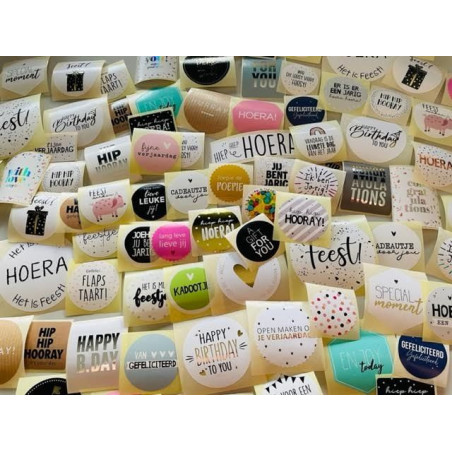 stickerpakket feest