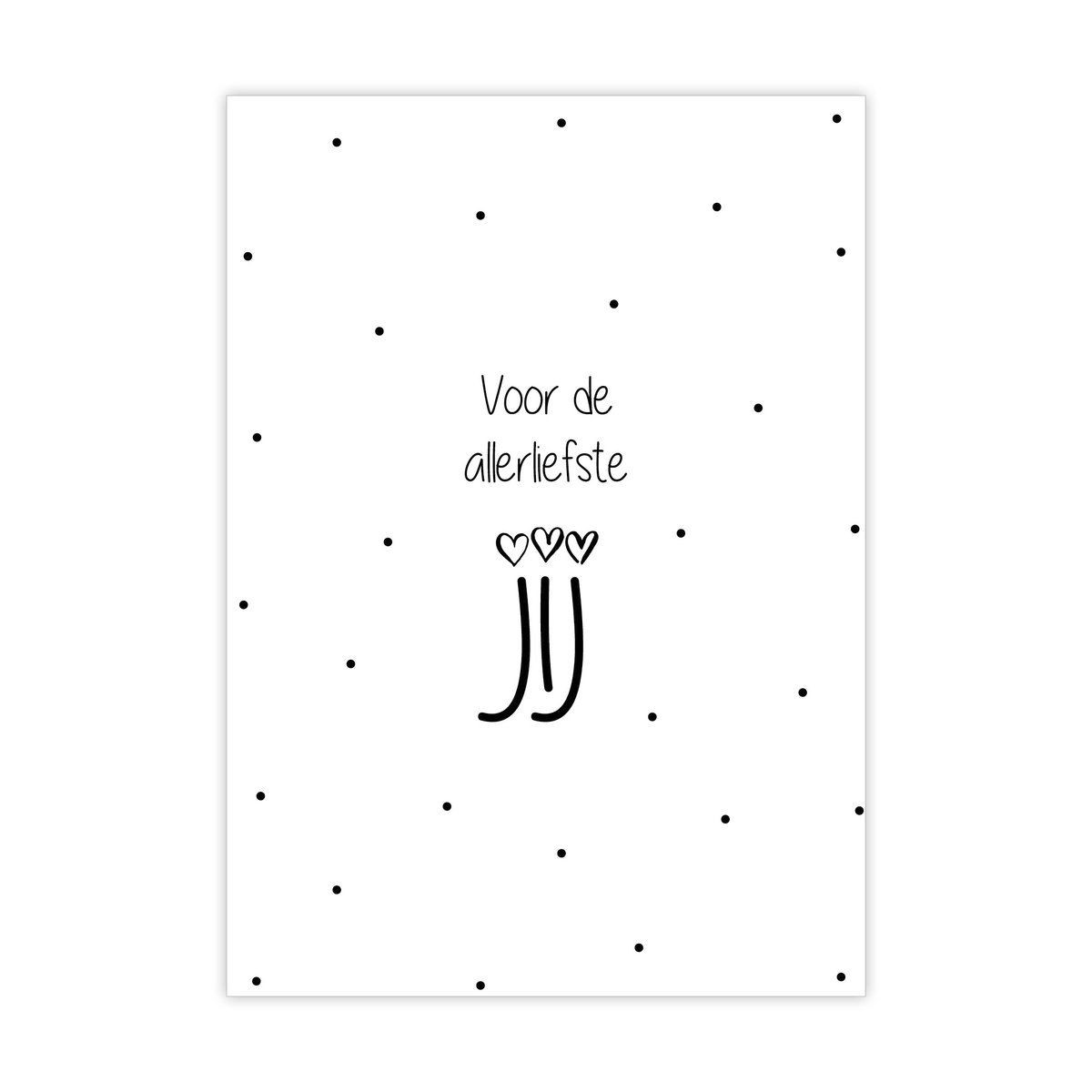 kaart liefste jij