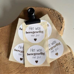sticker bere gezellig
