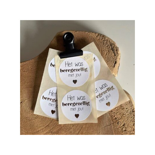 sticker bere gezellig