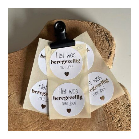 sticker bere gezellig