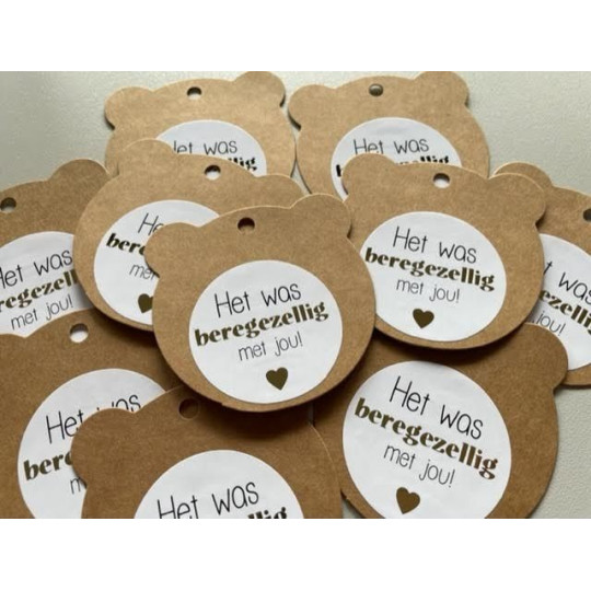 sticker bere gezellig