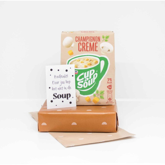 mini kaartje soup