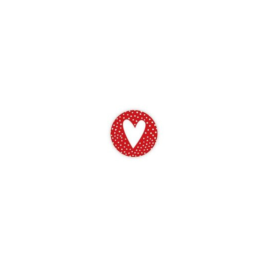sticker rood stipjes