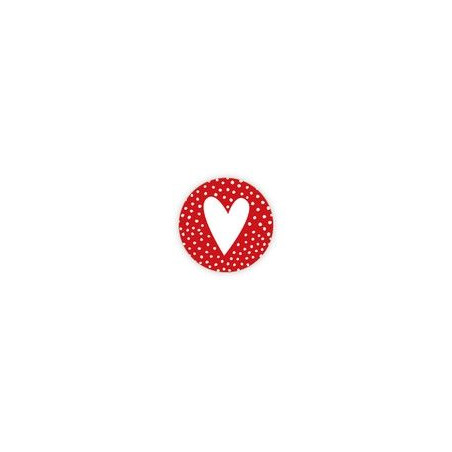 sticker rood stipjes