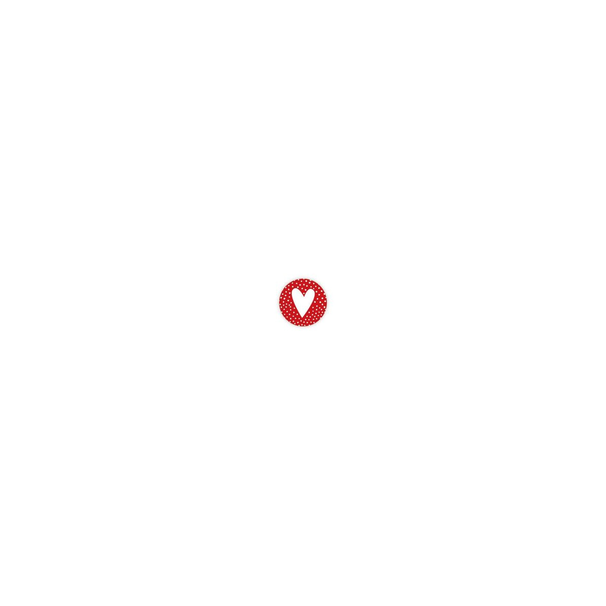 sticker rood stipjes