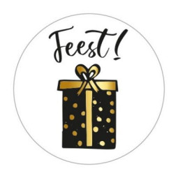 sticker feest kadootje