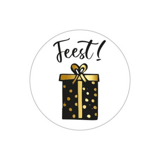 sticker feest kadootje
