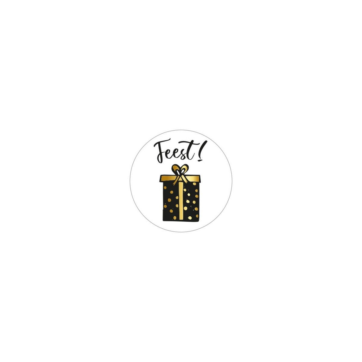 sticker feest kadootje