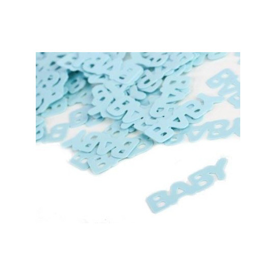 confetti baby blauw
