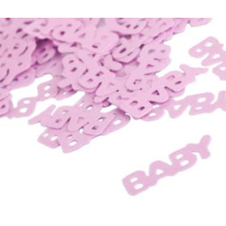 confetti baby roze