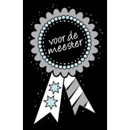 Cadeaukaartje voor de meester