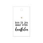 kadolabel knuffelen