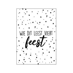 kaart leest feest