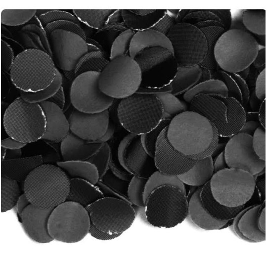 confetti zwart